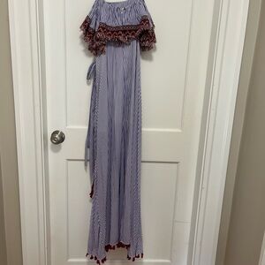 THML Blue and White Striped Dress